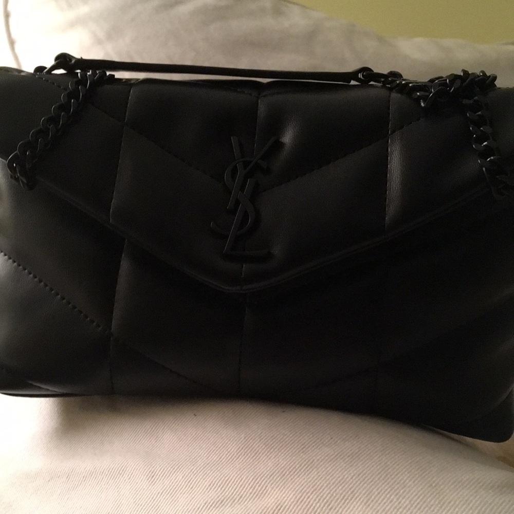 Yves Saint Laurent Quilted Black Crossbody Bag
